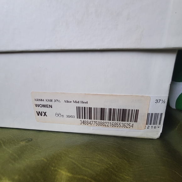 Boden Women's Purple and Navy Colorblock Alice Mid Heels - Picture 7 of 7